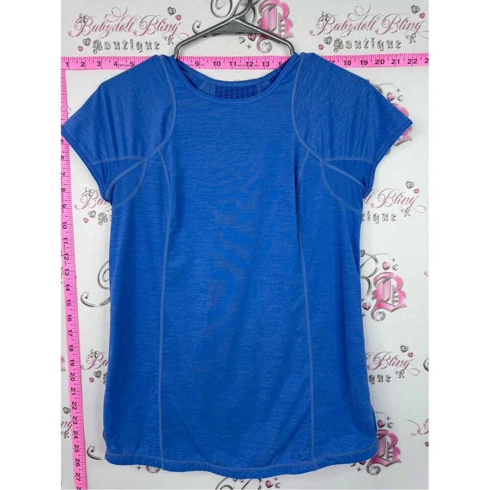 lululemon athletica T-shirt Blue Short Sleeve Performance Tee